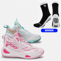 KIT Tênis de Vôlei DunkX + Meias Grátis - Rosa/Verde